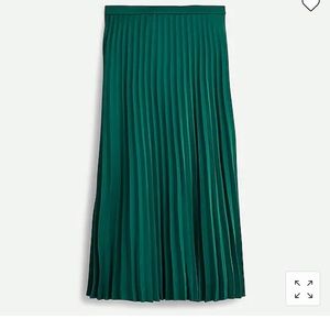 Jcrew pleated midi skirt